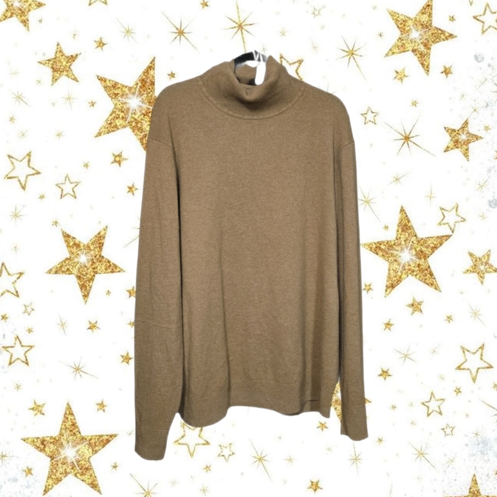 Uniqlo 💯 Cashmere Turtleneck Sweater Sz 3X